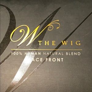 Human hair blend wig